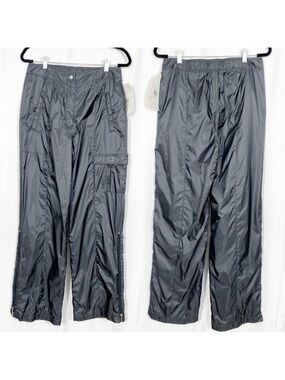 NILS Ludie Ski Shell Pants Waterproof Ripstop Insulated: Charcoal Grey